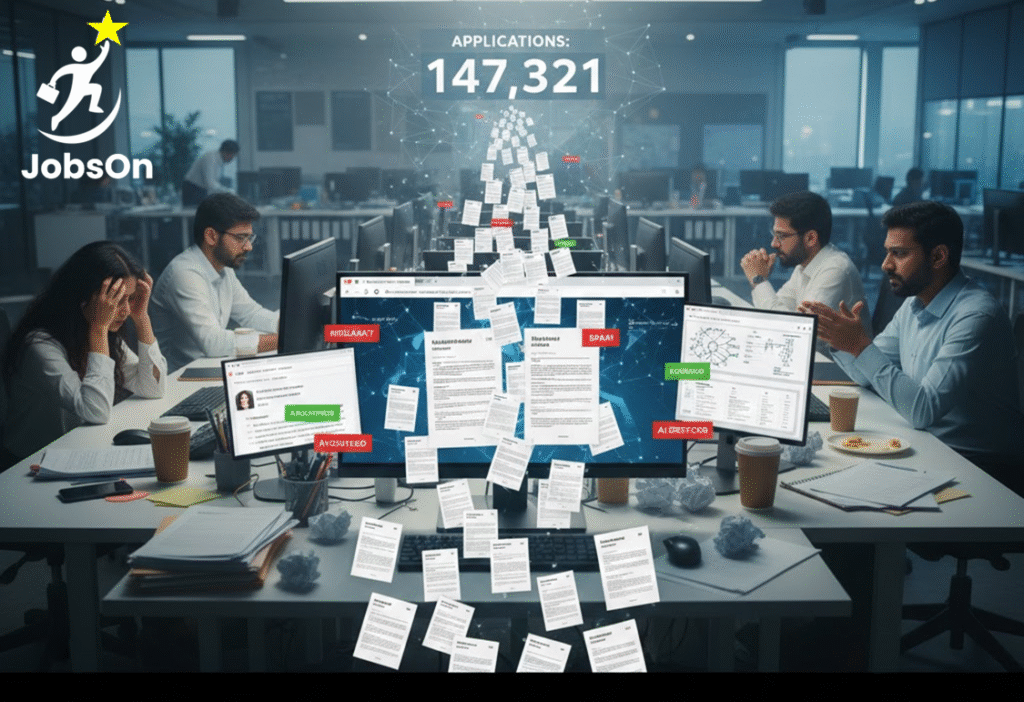 resume flooding problem traditional job portals recruiters India