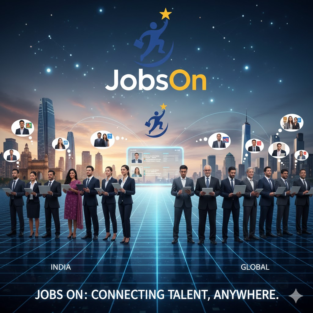 JobsOn platform enabling employers to hire talent across India and global markets