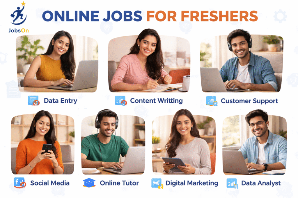 online jobs for freshers categories - JobsOn